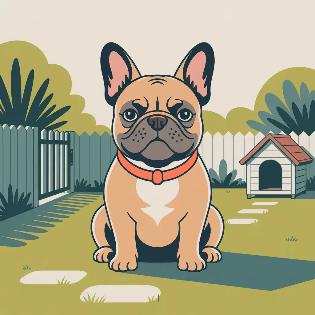 Residential dog waste cleanup service in a clean backyard